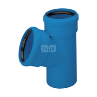 Trójnik MAGNAPLAST Ultra dB UDBEA 87' PP-m DN 110 x DN 50 x DN 110 (ww x ww x wz), kolor niebieski