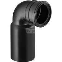 Kolano odpływowe PE do WC d90/90