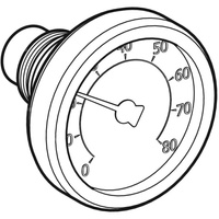 Termometr Geberit z tuleją zanurzeniową: G3/8''