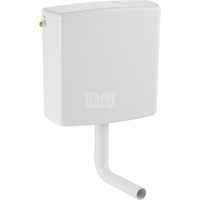 Spłuczka natynkowa GEBERIT AP140, 405 x 410 x 138 mm, sposób zawieszenia:niski, biały-alpin