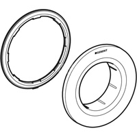 Rozetka Geberit do zdalnego uruchamiania spłukiwania typ 01, okrągły, przycisk podtynkowy: Biały-alpin