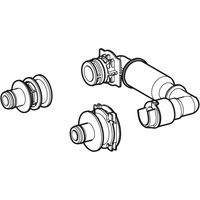 Moduł wodny Geberit do zbudowanego zaworu spłukującego do pisuarów, zasilanie niezależne