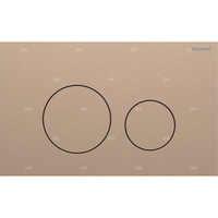 Przycisk uruchamiający Geberit Sigma40, przedni, stal nierdzewna czerwone złoto, okrągły