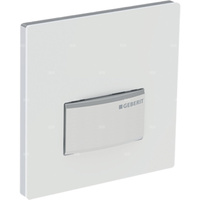 Przycisk uruchamiający Geberit typ 50 do systemu spłukiwania pisuarów z pneumatycznym uruchamianiem spłukiwania, kwadratowy: 13x13x0.8cm, Określa klient