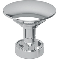 Korek zaworu do zestawu odpływowo-przelewowego do umywalki Geberit, model oszczędzający przestrzeń, naciskany: Chrom błyszczący