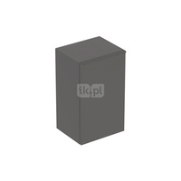 Geberit Smyle Square Szafka boczna, B36cm, H60cm, T32.6cm, z jednymi drzwiami, z zawiasem po prawej stronie, lava