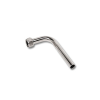 Łuk 90' SANHA 3fit Press dwuczęściowy, mosiądz (chromowanie), 1/2'' (nz x zw)