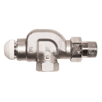Zawór grzejnikowy termostatyczny HERZ TS-E kątowy spec., połączenie 1/2'' (niklowanie)