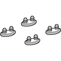 Zestaw podkładek wyrównujących do deski sedesowej, do Geberit AquaClean 4000: Manhattan