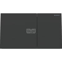 Przycisk uruchamiający Geberit Sigma70, przedni, stal nierdzewna czarny, prostokątny