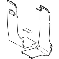 Zestaw wypełnienia przycisku uniwersalnego z boku, do Geberit AquaClean Mera: chrom błyszczący