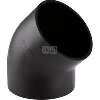 Kolano 45' GEBERIT HDPE, PE / polietylen, 40 mm, DN 40 mm x DN 40 (króciec)