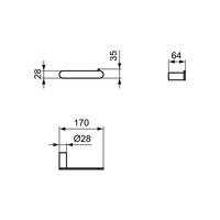CONCA UCHYT NA PAPIER DOD. MAGNETIC GREY