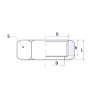 Nakrętka RUMET do śrubunku DN 15 G 3/4 mosiądz