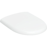 Deska sedesowa Geberit Renova, mocowanie od dołu: Wolne opadanie=Nie, Mocowanie=Od dołu, Biały / Błyszczący