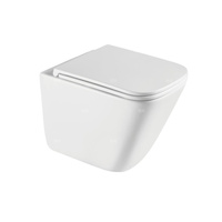 Podwieszana miska WC Patras z systemem cichego spłukiwania (QFS) i deską wolnoopadającą