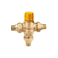 Termostatyczny zawór mieszający z wymiennym wkładem do instalacji solarnych 3/4"