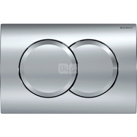 Przycisk uruchamiający Geberit Delta01, przedni, chrom błyszczący, okrągły