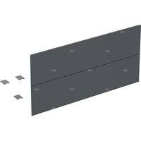 Zestaw frontów szuflad (2 szt.) do dolnej szafki pod umywalkę z dwoma szufladami GEBERIT ONE, kol. czarny matowy szer.1050 mm