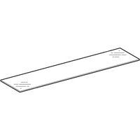 Szklana półka Geberit do szafki z lustrem Option Basic: B=50cm