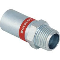 Przedłużka GEBERIT Mapress C-Stahl redukcja, stal (ocynk galwaniczny/elektrolityczny) (ocynk), 1'' x 28 mm (GZ x końcówka wciskana)
