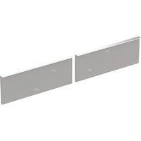 Zestaw frontów szuflad do dolnej szafki pod dwie umywalki GEBERIT iCon, kol. platynowy szer.1200 mm