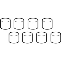 Zestaw nakładek izolacyjnych Geberit do zestawu wykończeniowego, do pokrycia płytkami ceramicznymi (8 szt.)