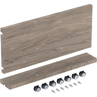 Zestaw serwisowy Geberit do szafki pod umywalkę: Szerokość umywalki=50cm, Orzech włoski hickory / Melamina, struktura drewna