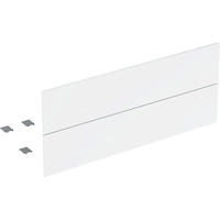 Zestaw frontów szuflad (2 szt.) do dolnej szafki pod umywalkę z dwoma szufladami GEBERIT ONE, kol. biały wysoki połysk szer.1200 mm