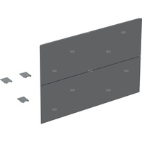 Zestaw frontów szuflad (2 szt.) do dolnej szafki pod umywalkę z dwoma szufladami GEBERIT ONE, kol. lava matowy szer.750 mm