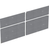 Zestaw frontów szuflad do dolnej szafki pod umywalkę GEBERIT Xeno², kol. szary szer.1200 mm