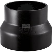 Zwężka symetryczna GEBERIT HDPE redukcja, PE / polietylen, 75 mm, DN 70 x 40 mm x DN 40 (króciec)