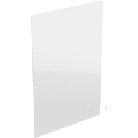 Drzwi do prostokątnej wysokiej szafki z jednymi drzwiami GEBERIT Acanto, kol. biały szkło wys.700 mm szer.450 mm