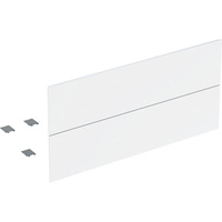 Zestaw frontów szuflad (2 szt.) do dolnej szafki pod umywalkę z dwoma szufladami GEBERIT ONE, kol. biały wysoki połysk szer.1050 mm