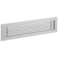 Kratka wlotu powietrza o profilu prostym - model VSI 13 montowany w ścianie