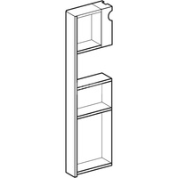 Szuflada lewa, do modułu sanitarnego Geberit Monolith do umywalki: Aluminium szczotkowane