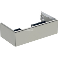 Szafka pod umywalkę Geberit ONE, z jedną szufladą: Szerokość umywalki=90cm, Greige / Lakierowany matowy