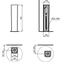 CONCA POSTUMENT DO UMYW. KWADR. SILK WHI