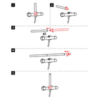 Przedłużka do deszczowni w kolorze czarnym