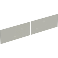Zestaw frontów szuflad do dolnej szafki pod umywalkę GEBERIT, kol. szary szer.1600 mm