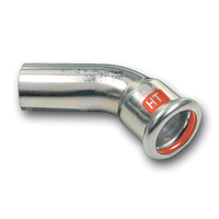 Łuk 45' Concept By SANHA Therm Industry, stal (cynk/nikiel), 35 mm (zw x zz)