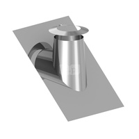 Przejście przez dach 26-35st. stal nierdzewna z kołnierzem fi140/280mm