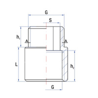 Przedłużka RUMET z rury mosiądz 3/4'' x 3/4'' (GW x GZ), 15 mm