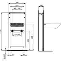 PROSYS RAMA DO UMYWALKI SPECJALNEJ