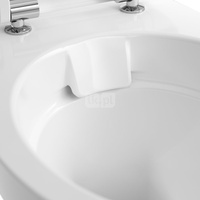 Wisząca miska WC Koło Rekord, lejowa, Rimfree: T=52cm, Biały