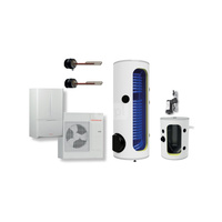 Pakiet - Pompa ciepła powietrze-woda split IMMERGAS MAGIS PRO 9 V2 7.9 kW 230 V + Zasobnik c.w.u. OKC 250 NTR/HP + Zasobnik buforowy NAD 100 V1