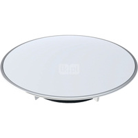 Pokrywa odpływu Geberit Split d90, do syfonu brodzikowego, wysokość zasyfonowania 30 / 50 mm: Płyta przykrywająca: czarna / matowa, Pierścienie ozdobne: czarne / błyszczące