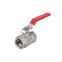 Zawór kulowy PERFEXIM PHA-001 mosiądz niklowany, PN30 3/4'' GW, uchwyt: dźwignia (niebieska)