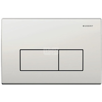 Przycisk uruchamiający Geberit Kappa50 do spłukiwania dwudzielnego: Biały