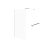 SET C73 WALK-IN MILLE CHROM 120X200+ODPŁYW LINIOWY TAKO 90 STAL WIR